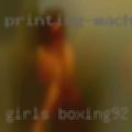 Girls boxing
